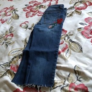 Free People Embroidered jeans